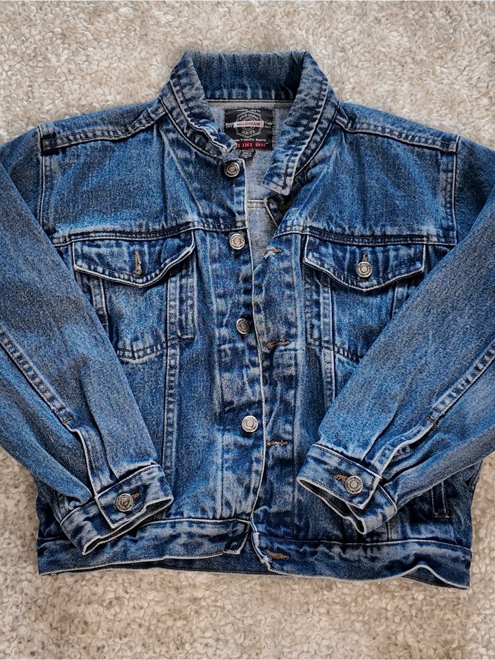 Bugle Boy Boys' Stonewash Blue Jean Jacket